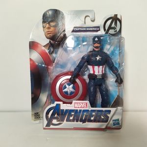 Avengers Marvel Captain America 6"-Scale Marvel Super Hero Action Figure Toy